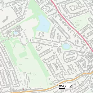 Harrow HA8 7 Map