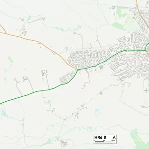 Hereford HR6 8 Map