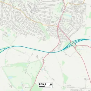 Hertsmere EN6 2 Map