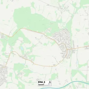 Hertsmere EN6 4 Map