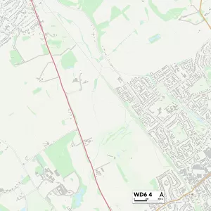 Hertsmere WD6 4 Map