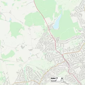 Hillingdon HA4 7 Map