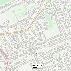Hillingdon HA4 8 Map