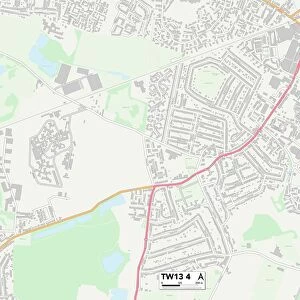 Hounslow TW13 4 Map