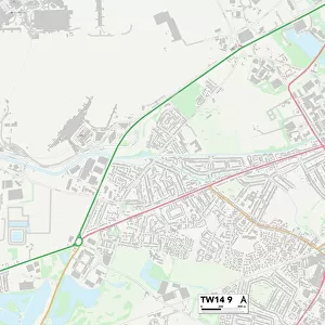 Hounslow TW14 9 Map