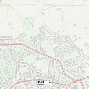 Ipswich IP4 3 Map