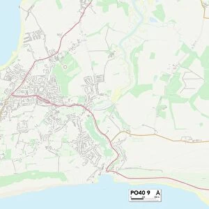 Isle of Wight PO40 9 Map