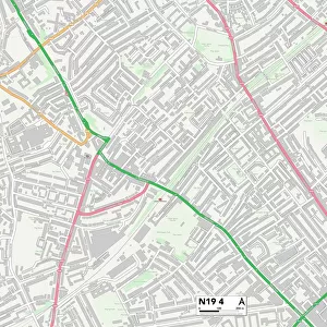 Islington N19 4 Map