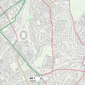 Islington N5 1 Map