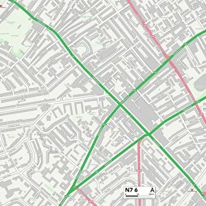 Islington N7 6 Map
