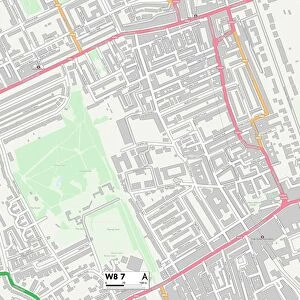 Kensington and Chelsea W8 7 Map