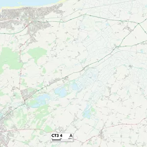 Kent CT3 4 Map