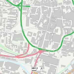 Kirklees HD1 2 Map