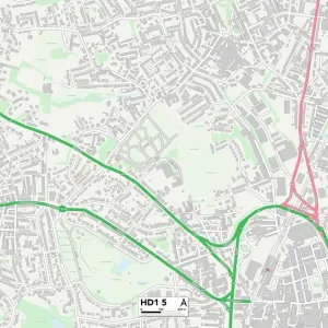 Kirklees HD1 5 Map