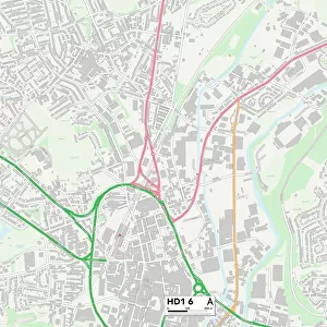 Kirklees HD1 6 Map