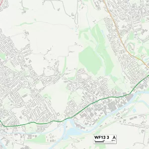 Kirklees WF13 3 Map