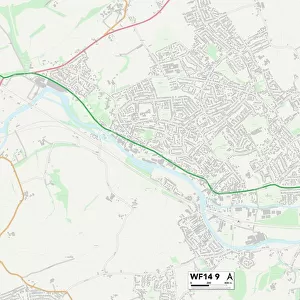 Kirklees WF14 9 Map