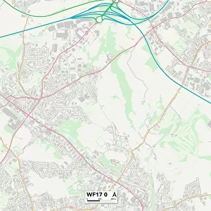 Kirklees WF17 0 Map