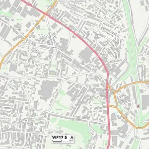 Kirklees WF17 5 Map