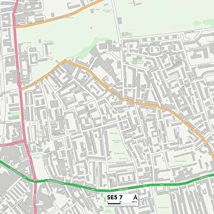 Lambeth SE5 7 Map