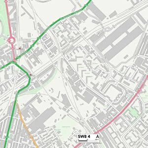 Lambeth SW8 4 Map