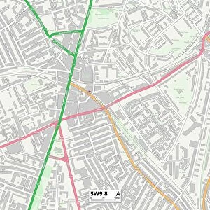 Lambeth SW9 8 Map