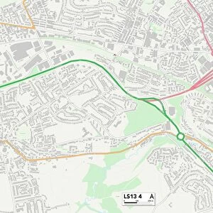 Leeds LS13 4 Map