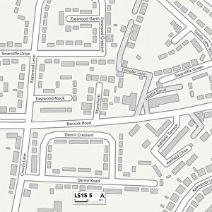 Leeds LS15 5 Map