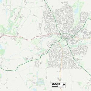 Leicester LE13 0 Map