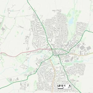 Leicester LE13 1 Map