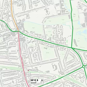 Lewisham SE12 8 Map