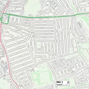 Lewisham SE6 1 Map