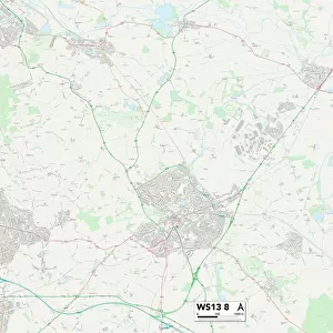 Lichfield WS13 8 Map