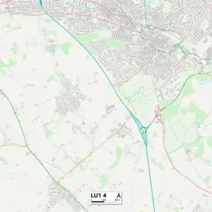 Luton LU1 4 Map Luton LU1 4 Map