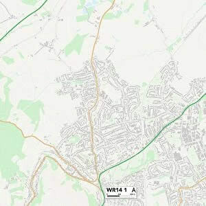 Malvern Hills WR14 1 Map