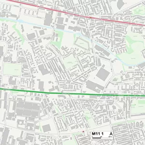 Manchester M11 1 Map