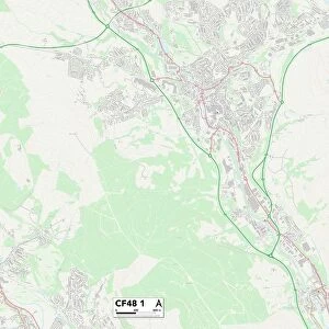 Merthyr Tydfil CF48 1 Map