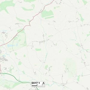 Mid Devon EX17 1 Map