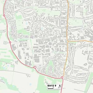 Mid Sussex RH15 9 Map