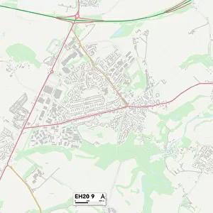 Midlothian EH20 9 Map