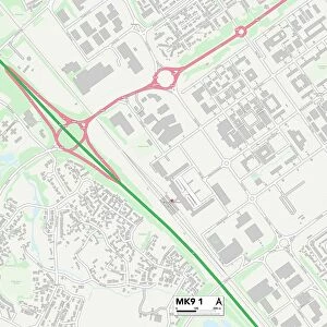 Milton Keynes MK9 1 Map