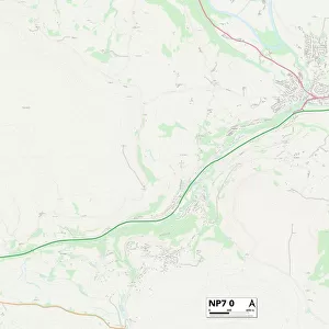 Monmouthshire NP7 0 Map