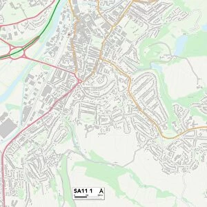 Neath Port Talbot SA11 1 Map