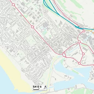 Neath Port Talbot SA12 6 Map