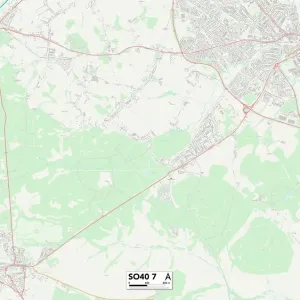 New Forest SO40 7 Map