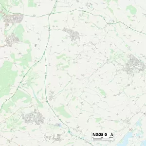 Newark and Sherwood NG25 0 Map