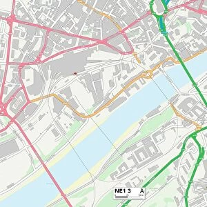 Newcastle NE1 3 Map