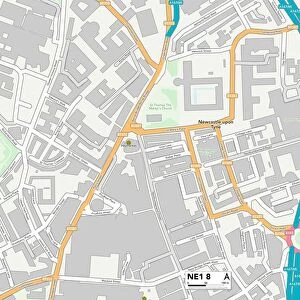 Newcastle NE1 8 Map