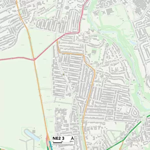 Newcastle NE2 3 Map