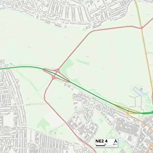 Newcastle NE2 4 Map
